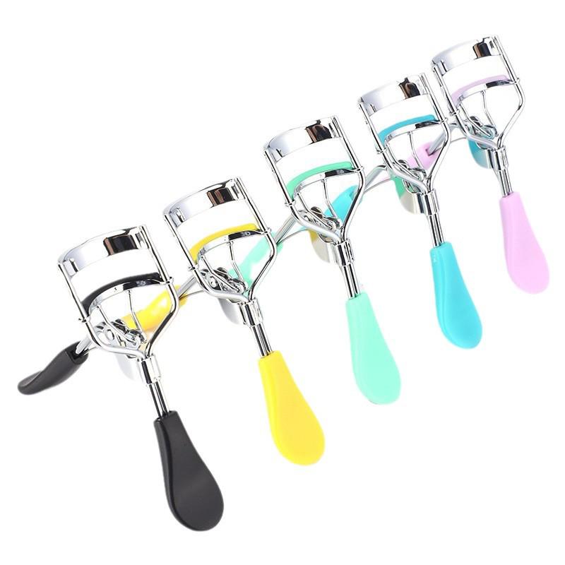 Duckbill Handle Wide-Angle Eyelash Curler - Portable Color Curling Tool