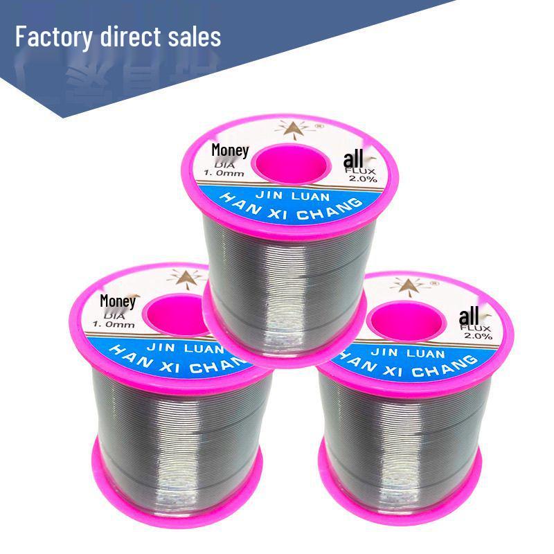 Drut lutowniczy z rdzeniem kalafoniowym o wysokiej czystości, typu no-clean do spawania domowego - Niskotemperaturowy, Wysokiej jakości, Mocny.