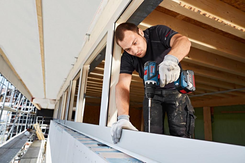 Bosch Professional 18V Cordless Driver Drill Carrying Case (2 5.0Ah, Charger, Included) GSR18V-60C