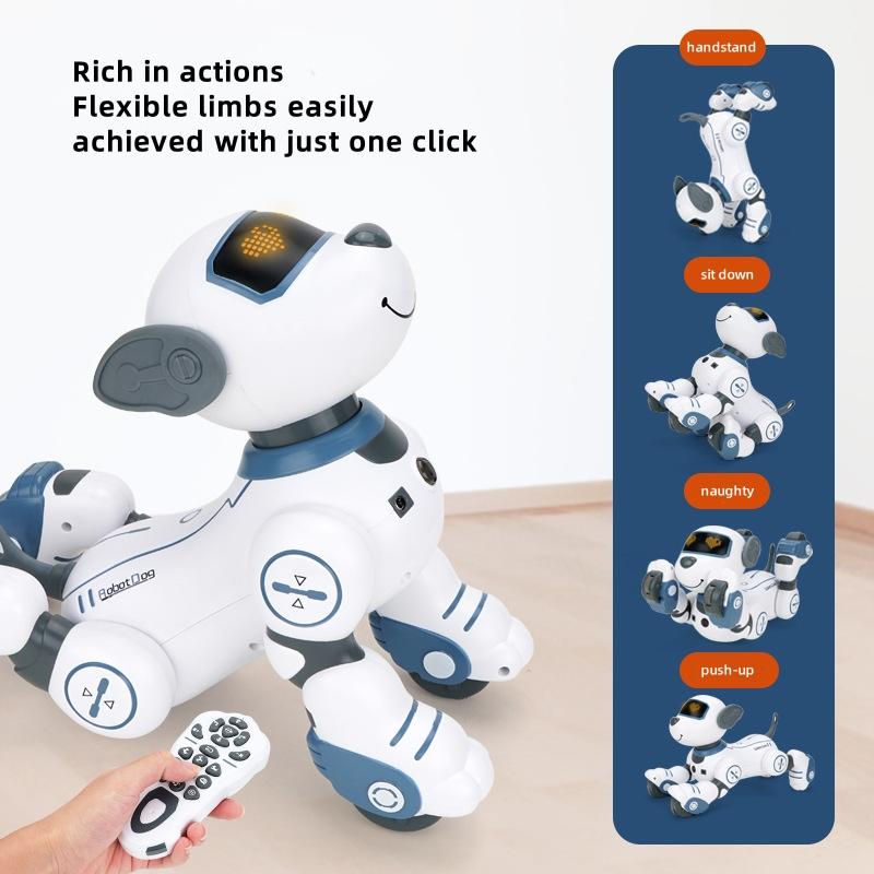 Intelligentes Roboter-Hundespielzeug für Kinder, niedlicher Hund, kann sich bewegen und tanzen, elektronisches Hunde-Haustier-Begleiter-Roboterspielzeug