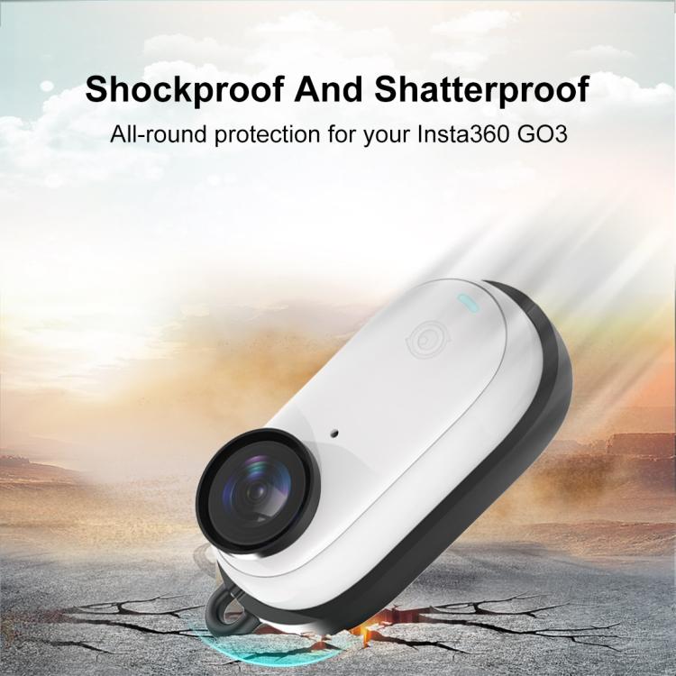 Do Insta360 GO 3 / GO 3S PULUZ Body Magnetyczna plastikowa rama ochronna z karabińczykiem (czarny)