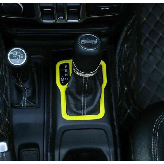 For JL Gear Shift Panel Trim Cover for Jeep Wrangler JL Gladiator JT Accessories