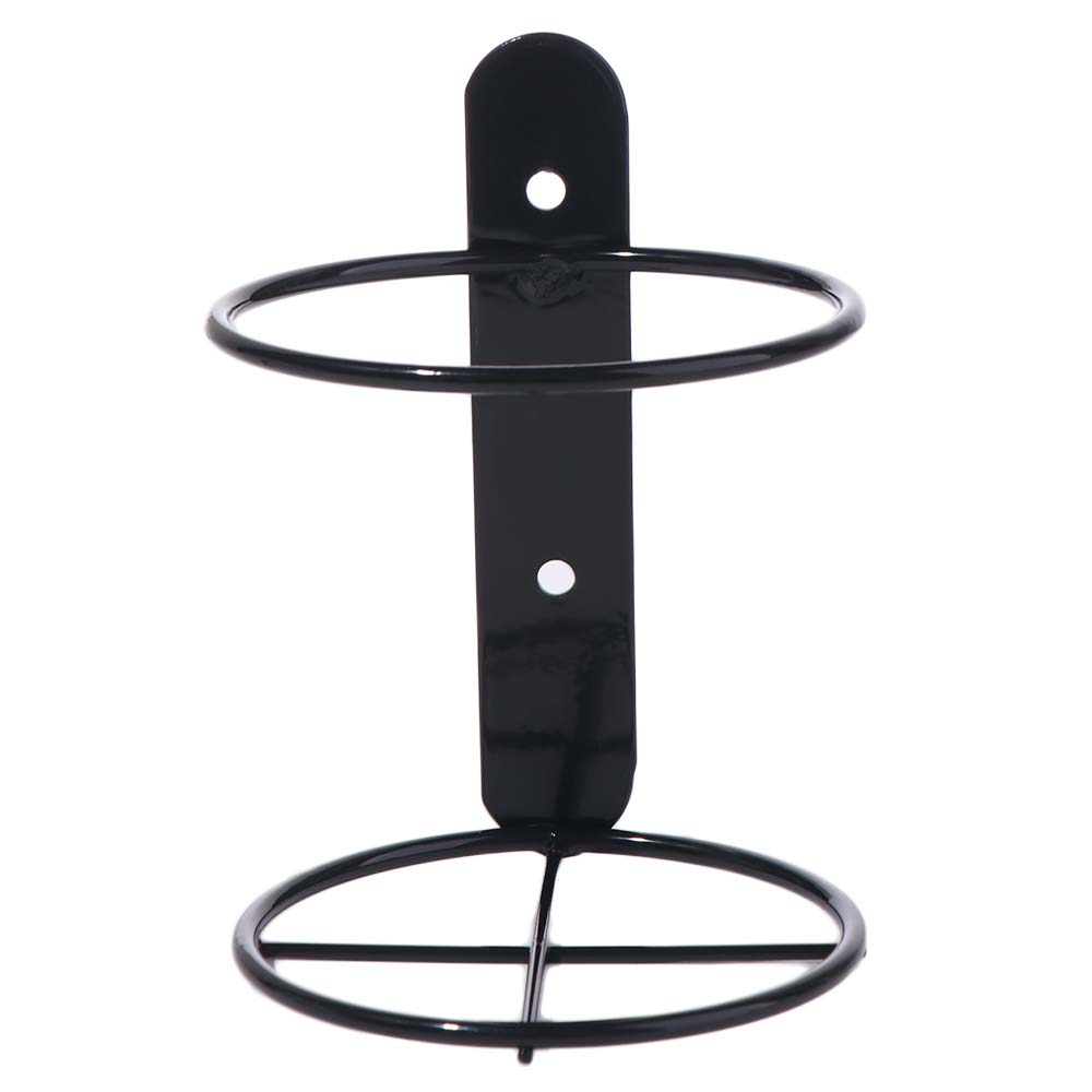 Simple Wall Mounted Wine Bottle Holder Black Wine Bottle Display Holder  for Home