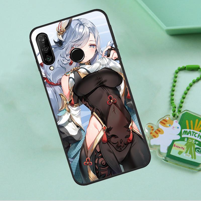 Genshin Anime Shenhe Für Huawei Nova 10 9 SE 5T 12s 12i 11i Y91 Y90 Y60 Y70 Y72 Y61 P20 P40 P30 Lite P60 Pro Hülle