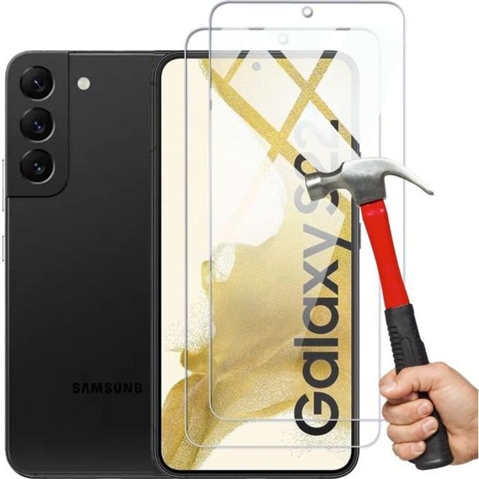 Verre trempé - proshop - pour samsung galaxy s22 - résistance 9h - anti rayure - 100% transparent