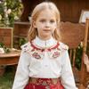 Floral Pattern Hanfu Shawl Elegant Detachable Collar Hanfu Shoulder Collar  Photography Prop