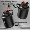 FAYREN 1300ml 1600ml High Capacity Outdoor Mountain Climbing Insulated Stainless Steel Sports Water Bottle with Strap
