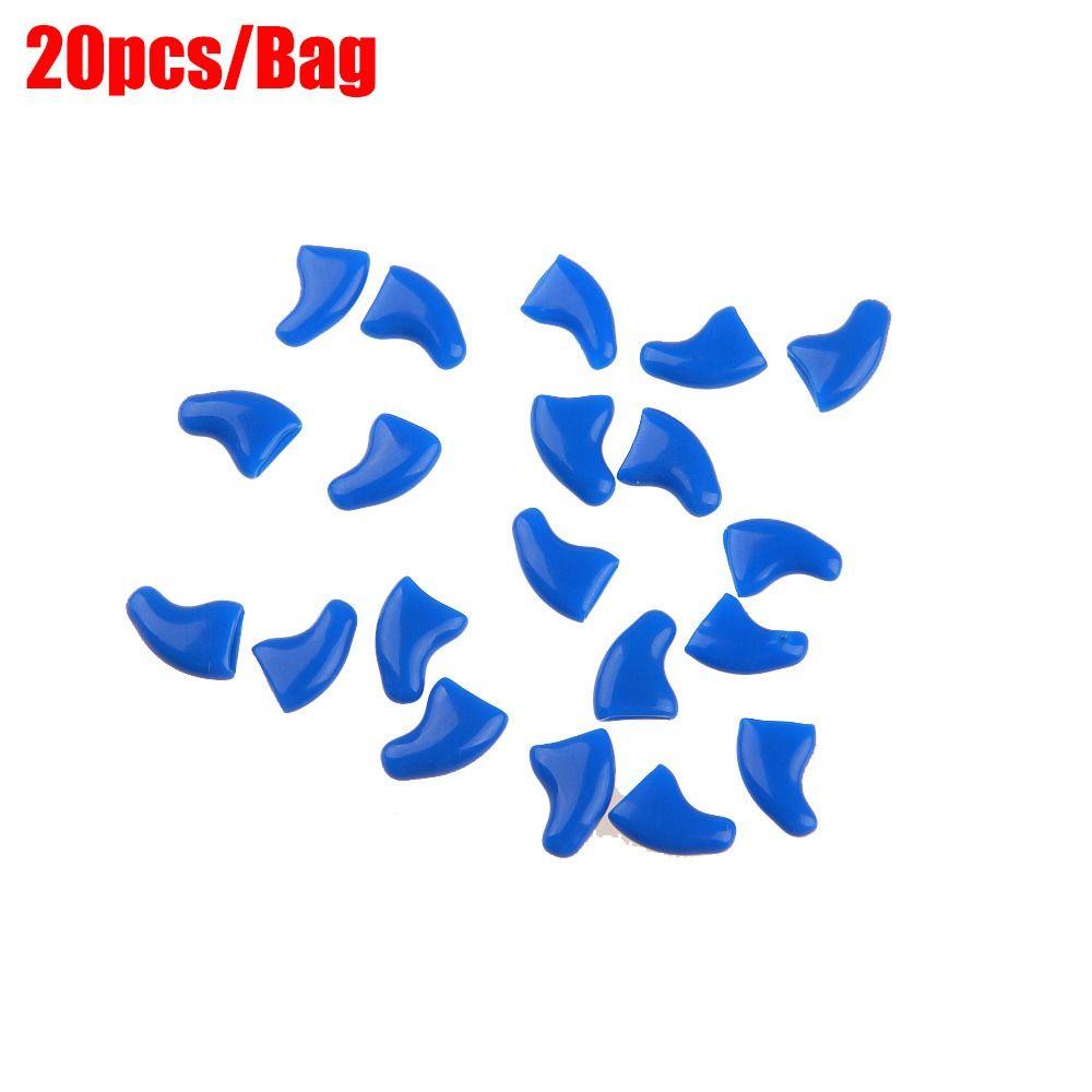 Colorful Cats Soft Nail Covers Anti-scratch Pet Nail Cover Fashion Cat Grooming Supplies