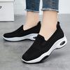 Fashion Fashion Knit Breathable Slip-On Casual Sneakers for Women Fashion Air Cushion Platform Outdoor Walking Shoes Woman Running Shoes