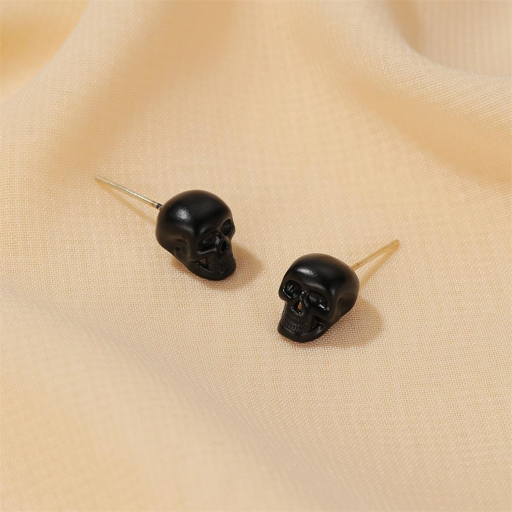 Buy Punk Skull Earrings for Men Women 