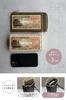 LASIEM Genuine Leather X Extra Small Genuine Skimming Round Melon Sorbet (Lasiemu) [Custom-made Size] Women's Wallet, Small, Compact, Leather,