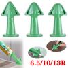 Green Caulking Tool Set 3PCS Silicone Sealant Nozzle Applicators, Plastic Caulk Finishing Tools for Kitchen, Bathroom, Window
