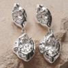 Huitan Delicate Women Gold Color Charming Drop Earrings for Luxury Wedding Anniversary Trendy Accessories Jewelry Gift with CZ