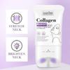 Sadoer 110ml Crème Raffermissante Neck Cream au Collagène Lifting Hydratante Éclaircissante Rouleau de Massage Crème Beauté Cou Soins de la Peau du Cou