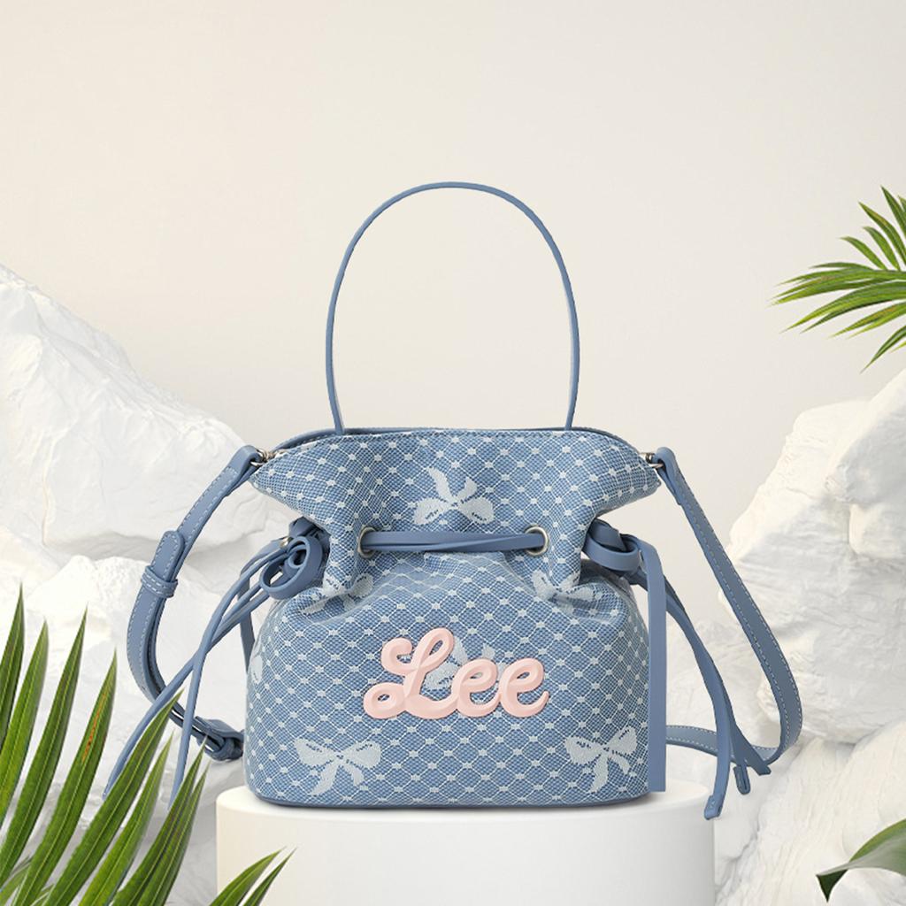 New Lee Fabric Handbag, Shoulder Bag, Crossbody Bag Women's Haze Blue LE250203M-506