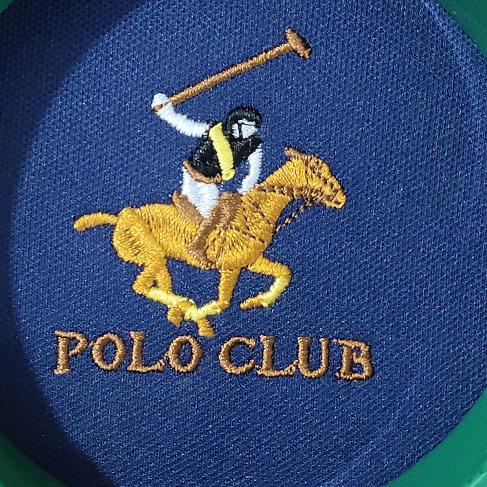 POLO CLUB Summer Men's New Pony Embroidered Solid Color Mercerized Cotton Loose Moisture Wicking and Quick Drying Casual Polo Shirt
