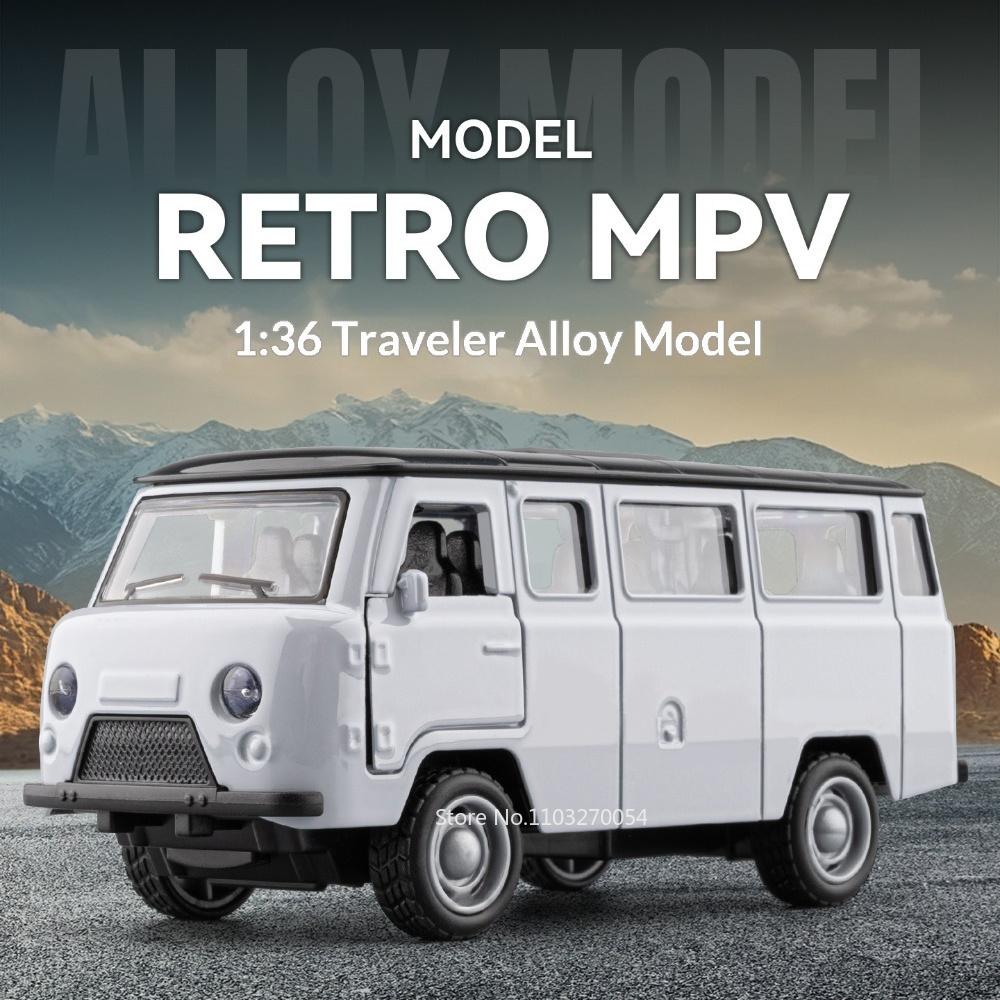 1:36 Uaz Travelers Alloy Diecast Cars Models Toys Rear Wheel Return Force Doors Can Be Opened Vehices Excellent Gift For Friends