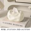 Ceramic Cream Style Decorative Aesthetic Modern MinimalistforLiving Room Home Office Desktop Tissue Holder Napkin Dispenser Home