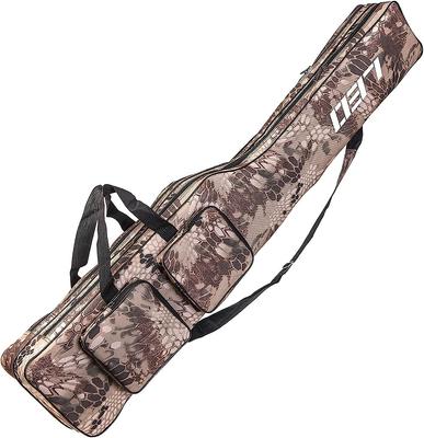 HUACHENG Fishing Rod Case, Fishing Bag, Foldable, Large Capacity, Portable Fishing Rod Bag, Fishing Rod Storage Bag, Tool Storage Bag, Rod Case, Tackl