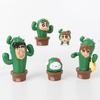 5 Stück Crayon Shin-chan Kaktus Actionfigur Nohara Shinnosuke Anime Figur PVC Sammlermodell Spielzeug Kindergeschenke