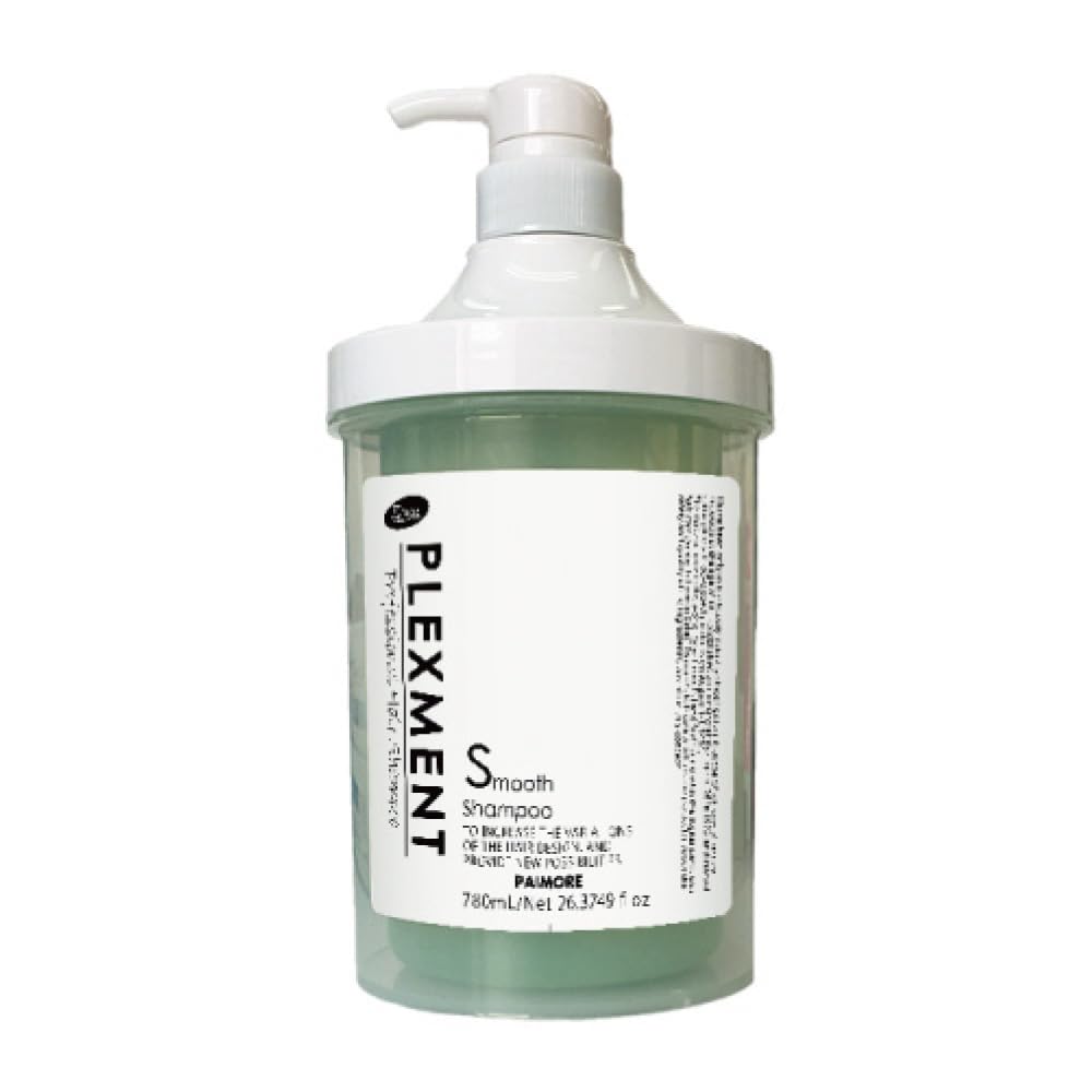 PLEXMENT Pymore Plexment Смягчающий шампунь (Гладкий тип) 780 мл с чехлом, Жидкость, Прозрачный