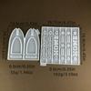 Flexible Silicone Molds for Desktop Decoration Projects Handmade Tabletop Ornament Mould Jewelry Making Accessories