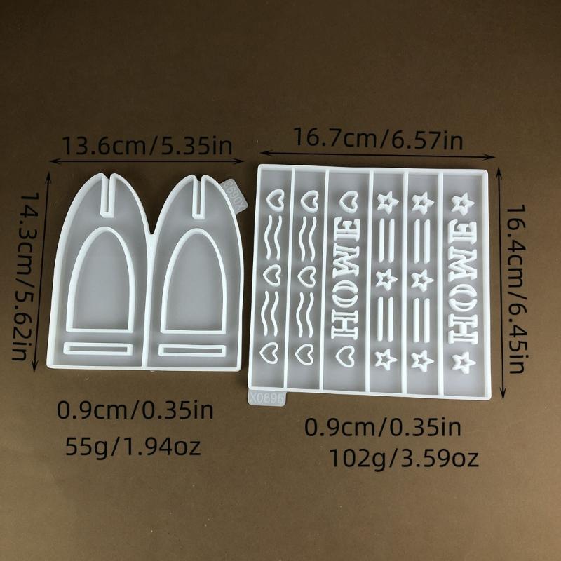 Flexible Silicone Molds for Desktop Decoration Projects Handmade Tabletop Ornament Mould Jewelry Making Accessories