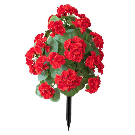 

Искусственный цветочный кустарник Yousheng с шипами, искусственная зелень, куст, дерево с цветами, садовые искусственные цветы, колышек для земли, фермерский дом, наружное украшение красный