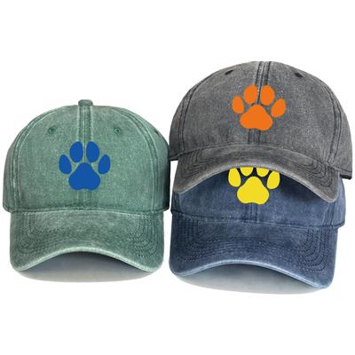 Multiple Colors Dog Claws Print Unisex Sun Hat Gorra Hombre Vintage-Inspired Stylish Adjustable Caps Perfect For Street Style