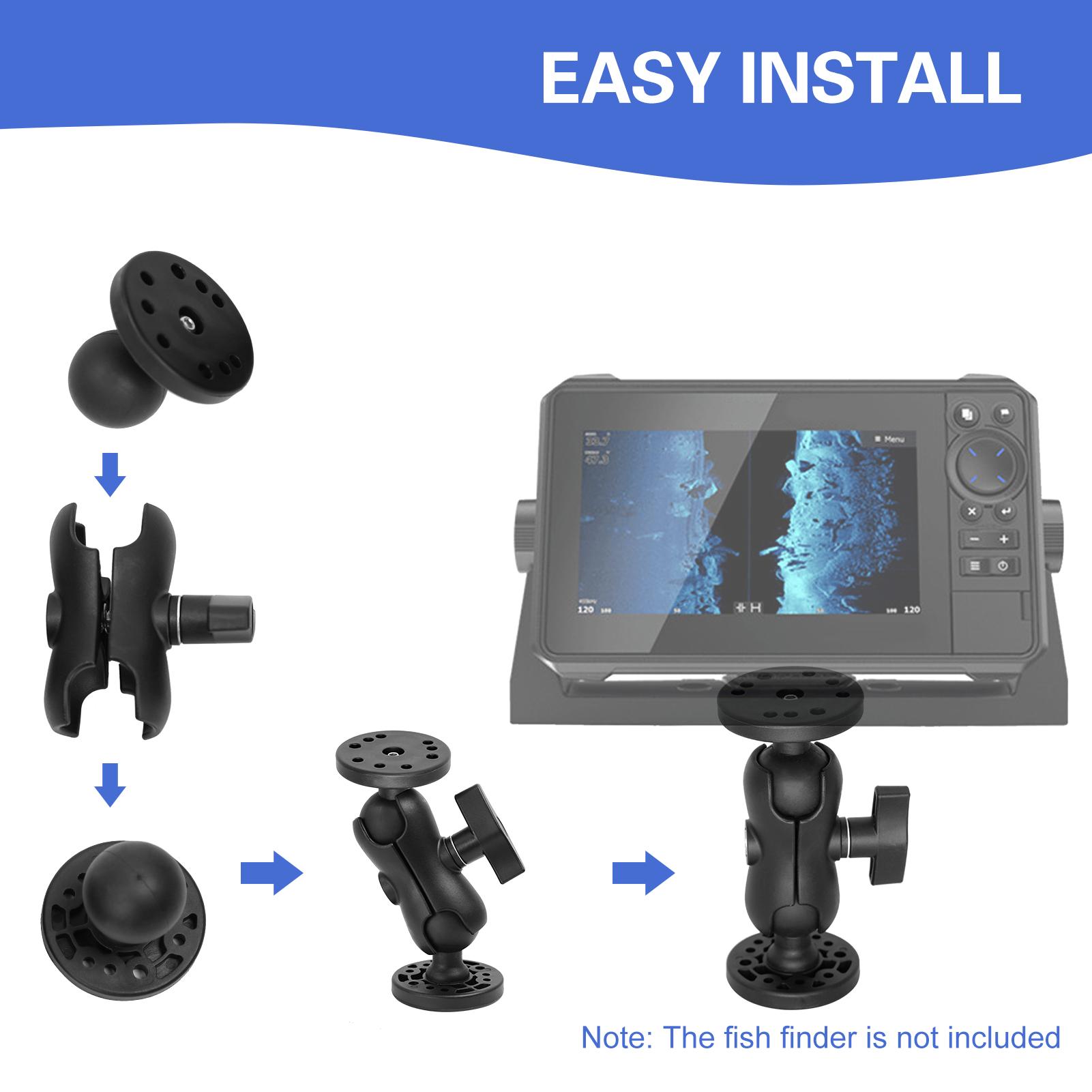 

Универсальный держатель для каяка, крепление для эхолота, вращающийся кронштейн для лодки, монтажная пластина для поддержки каякинга