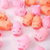 Cute Pink Piglet Pinch Music Toy with BB Call Sound Soft Vent Decompression Spoof Trick Toy