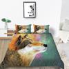 2023 New Style Duvet Cover Set Wolf Pattern Beding Cover Suitsn Polyester Quilt Cover Single Size Bed Set Teens Newly Fashion Bedding Suit
