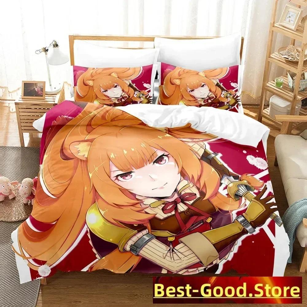 Comforter Fashion 3D The Rising Of The Shield Hero Bedding Sets With Twin Full Queen King Bedclothes