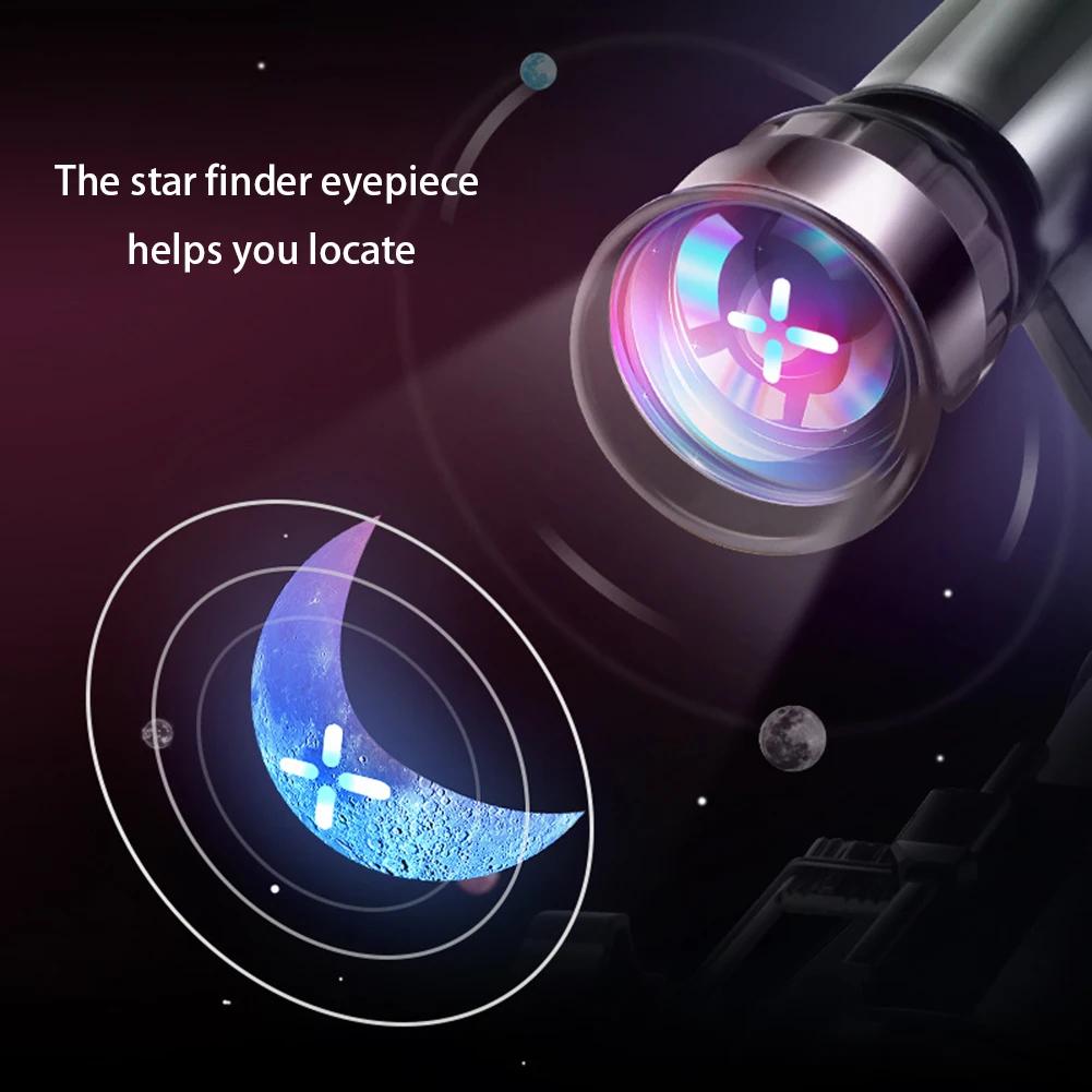HD Astronomical Telescope Children Students Stargazing Monocular Teaching Aids for Beginners Students Children