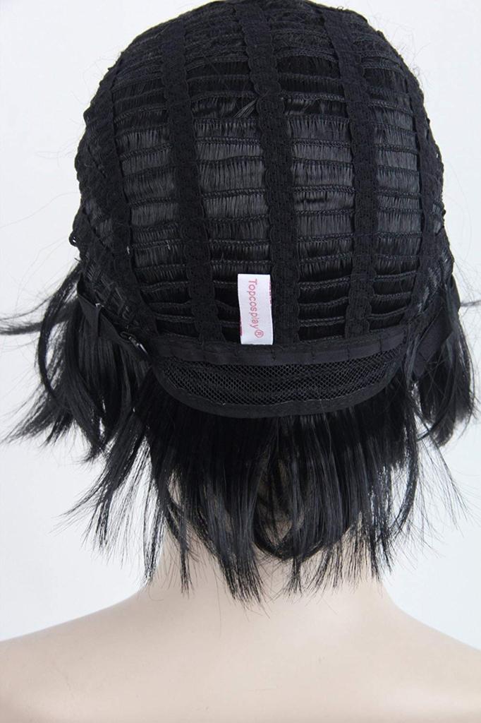 Cosplay Full Wig for Men and Short with Everyday Cultural School Wig with Net Wig, Boys, Bangs, Straight, Unisex, Cosplay, Costume, Photography,