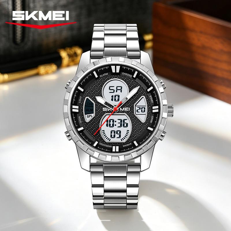 SKMEI 2516 Fashion Dual Display Sport Men's Watch Multifunction Waterproof Casual Outdoor Male Clock Gift