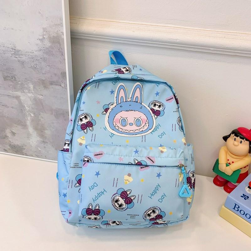 Kindergarten Primary School Students Schoolbag Cute Cartoon Foreign Style Printing Baby Backpack Large Capacity Children'S Backpack