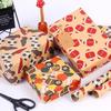 New World Cup Football Party Retro Kraft Wrapping & Gift Paper
