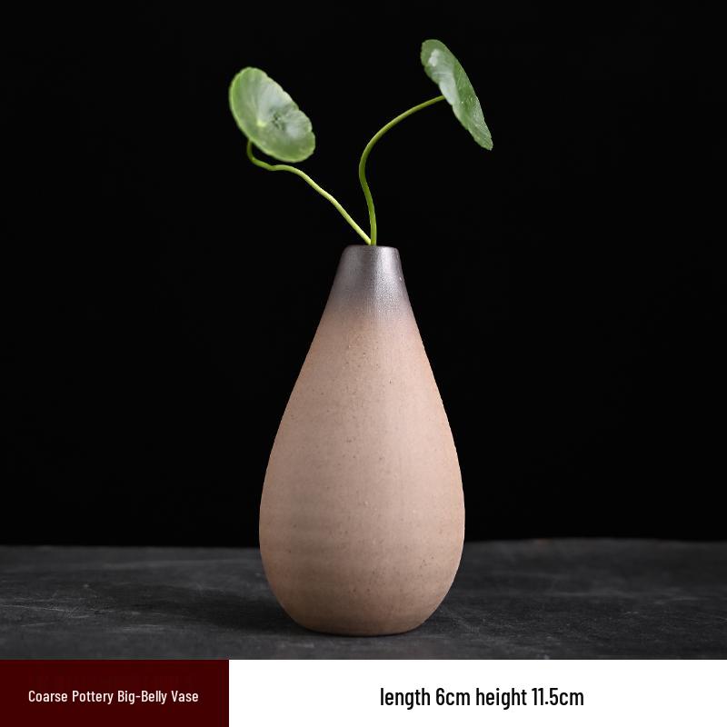 

Винтажная керамическая ваза для цветов в китайском стиле дзен - Большое настольное украшение для домашнего декора