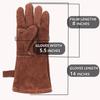 Gants de soudeur Tig 14 pouces Guantes soldador tig gants de soudage luvas de soldador tig