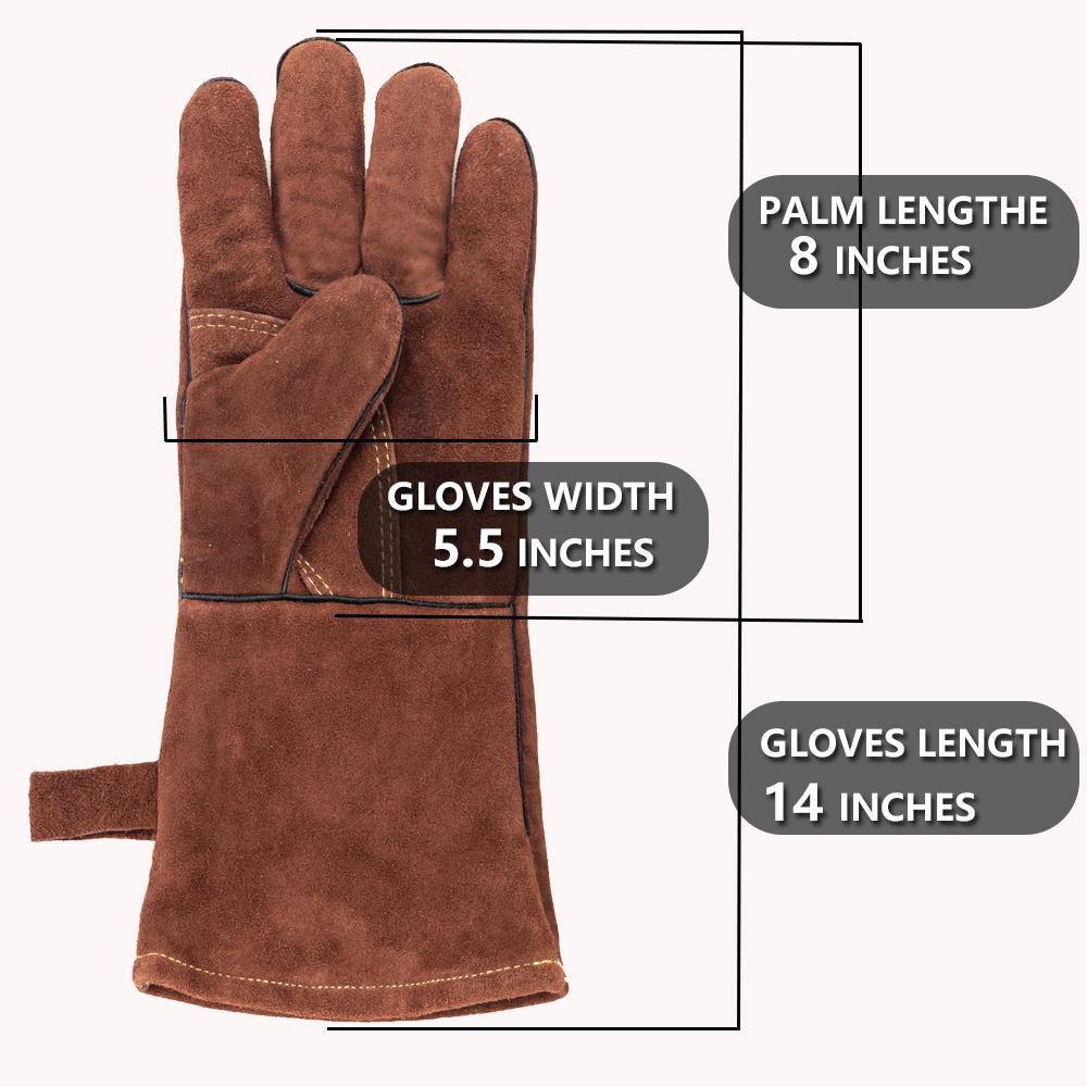 14inches Tig Welder Gloves Guantes Soldador Tig Welding Gloves Luvas De Soldador Tig