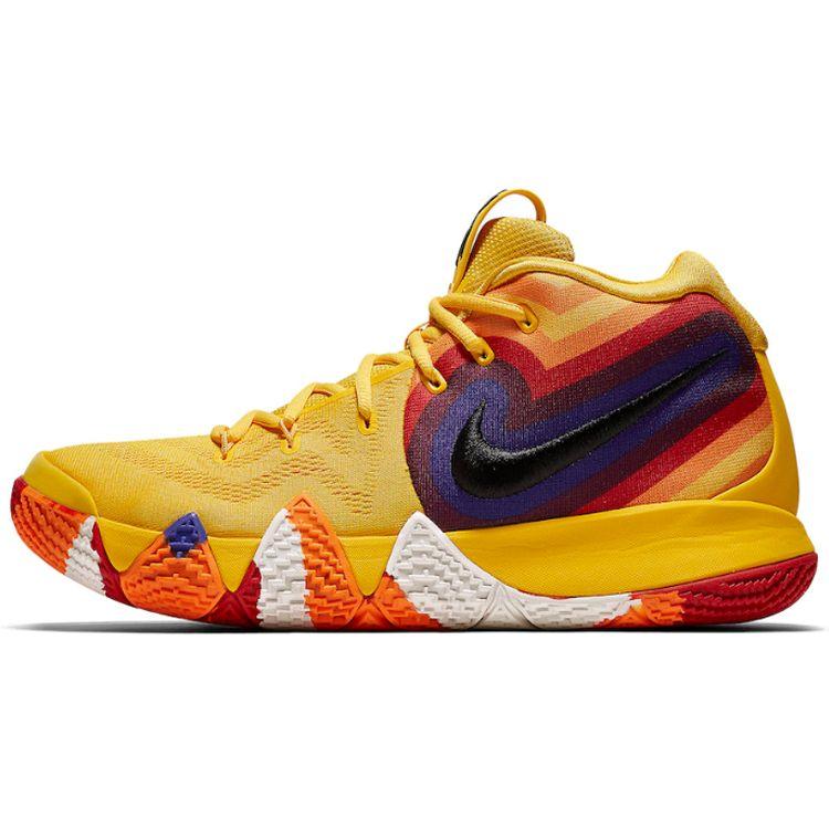 

Мужские кроссовки Nike Kyrie 4 EP 70s желтые многоцветные 943807-700