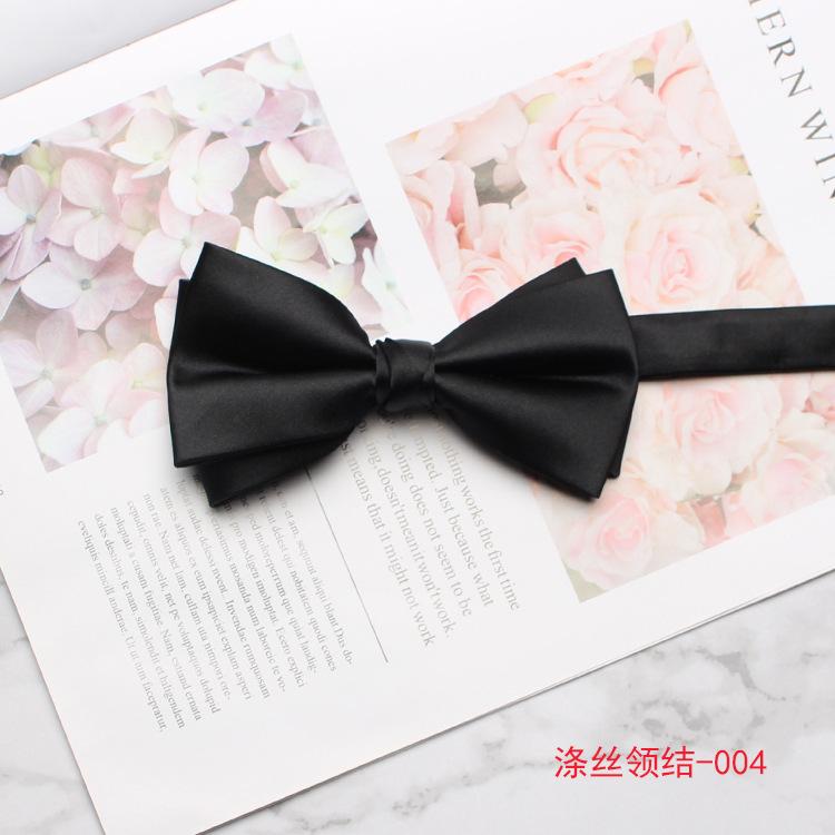 Solid Color Bow Tie, Men'S And Women'S Banquet Performance, Suit, Shirt, Dress, Double Bow.