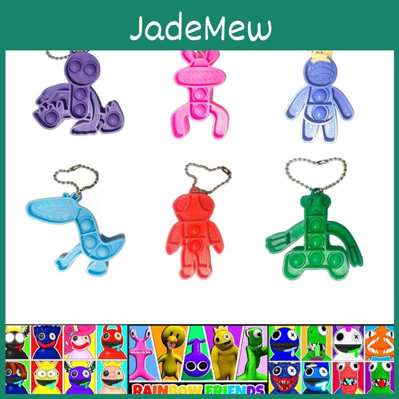 Rust-free Roblox Rainbow Friends Keychain Cute Silicon Bag Pendant For Kids Xmas Gifts