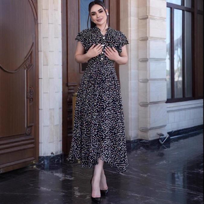 2025 Summer European-American Slim Fit Floral Goddess Maxi Dress