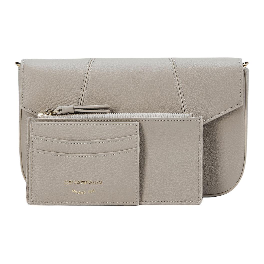 

Emporio Armani Logo Leather Shoulder Bag Medium Women Bags Light-Brown Y3B195-Y350B-80010 Basic Set (Bag+Dust Bag)