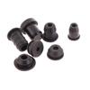 Bike Frame Grommet Insert for Cable Ports Black Push-Fit Rubber Trim for Entry Hole Care and Daily Upkeep Part