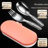 316 Stainless Steel Baby Spoon & Fork Set - Creative Cute Design, Ideal for Complementary Food, Soup, and Ladles.