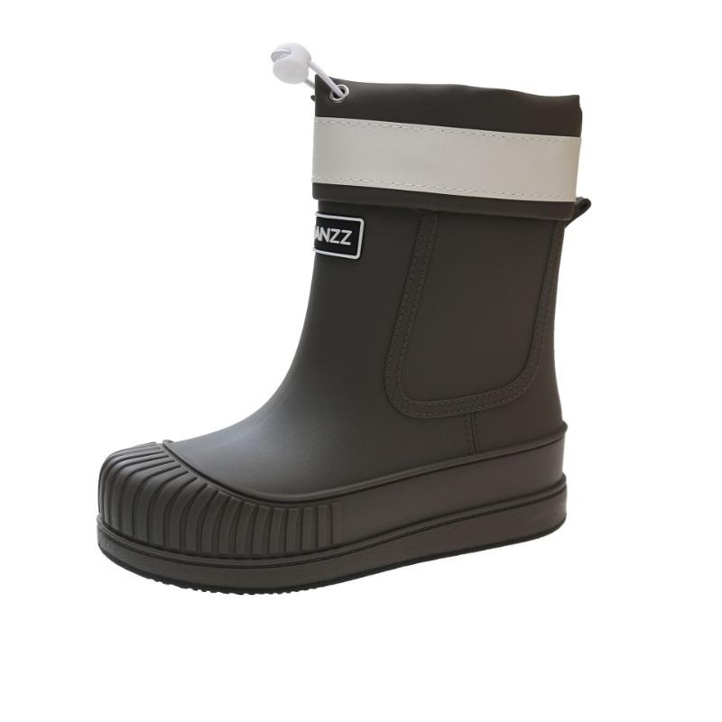 Fashion bundle rain shoes women's low tube rain boots four seasons wear work shoes car wash waterproof non-slip comfortable rubber shoes