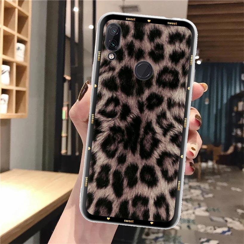 Animal Leopard Print Silicon Phone Case For Xiaomi Redmi Note 10 9S 9 8T 8 Pro 7 5 9T Mi 12T 11T 10T 12 11 Lite 11i A3 Cover